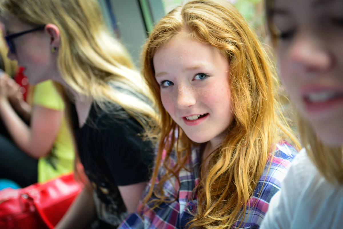 Carmelcollege Emmen — portret van een meisje — fotografie Martine Hoving