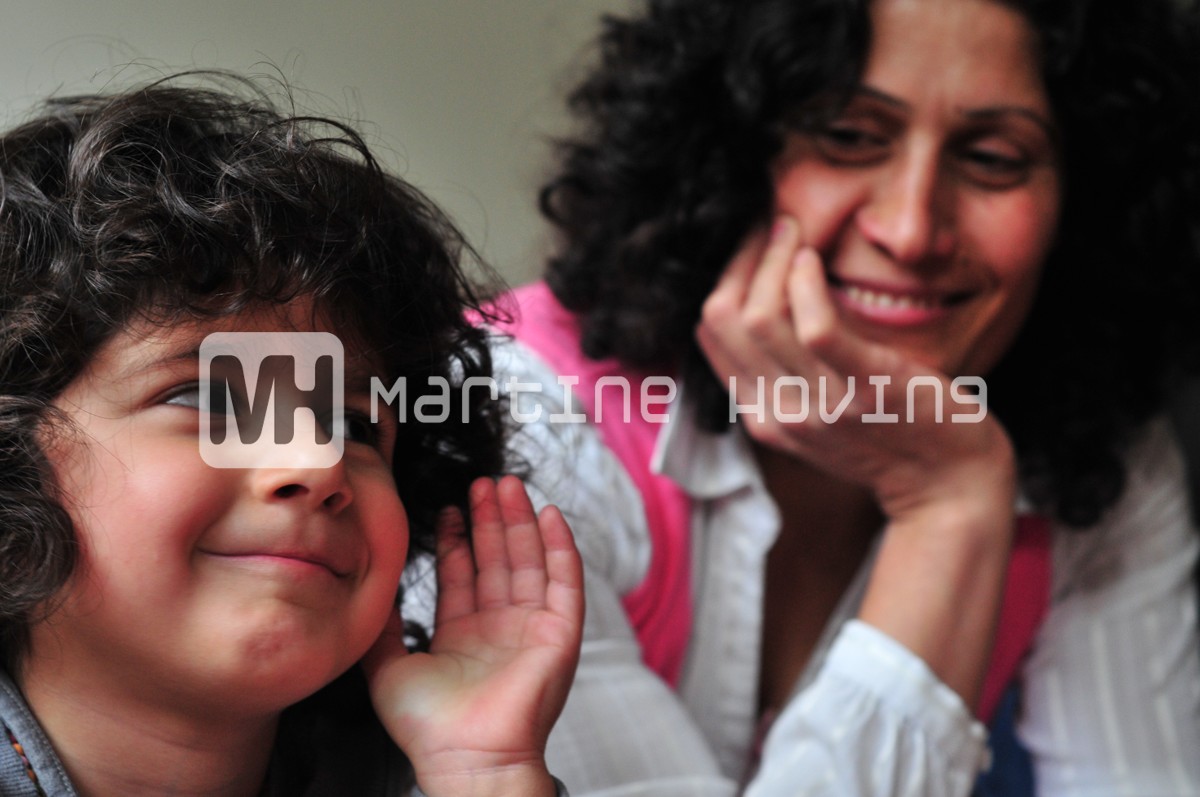 Samen lachen thuis
